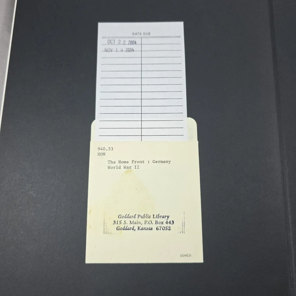 Vintage 1982 Time Life‎ Books World War II Hardcover The Home Front Germany